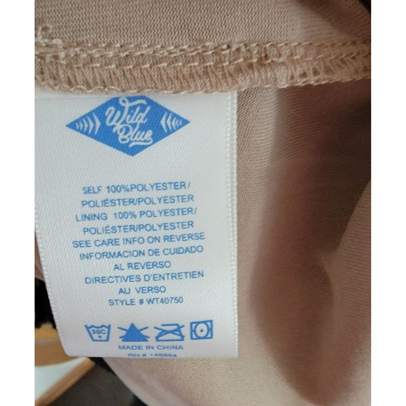 Wild Blue x Sadie Robertson Sz M Juniors Sheath Dress Gold Metallic NWT - Picture 8 of 9